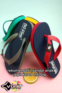Viva Kids Sandal Jepit Anak Cowok Cewek Sandal Jepit Anak Laki Laki Perempuan