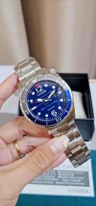 ĐỒNG HỒ NAM CHÍNH HÃNG Citizen AW1716-83L Eco-Drive Blue Dial Hardlex Benzel Silver Stainless Steel For Men