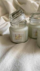 LAD’IO LUMINA CANDLE CLEAN COTTON Pure Soya Wax 100ml  Yankee inspired bottle