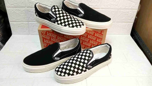 Sepatu Sekolah Vans Pria Wanita Sepatu Snekres Olahraga