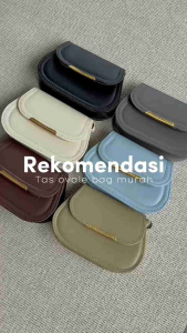 TAS OVALE BAG PREMIUM / TAS SELEMPANG SIMPLE ELEGAN BERKUALITAS / BISA DIPANJANG - PENDEKKAN