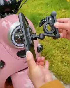 ที่ยึดโทรศัพท์มอเตอร์ไซค์ จักรยาน Motorcycle Phone Holder ที่วางโทรศัพท์มือถือมอเตอร์ไซค์และจักรยาน