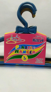 Hanger plastik gantungan pakaian baju celana isi 12 pcs bahan plastik