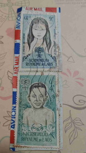 100% Authentic Vintage Rare 1959 Loas Stamps x 2 Portrait of a Young Girl Anti-Malaria Campaign Used conditions as shown in pictures *Stamps pictures taken from album not AI pictures *Catalogue #Loas #02
