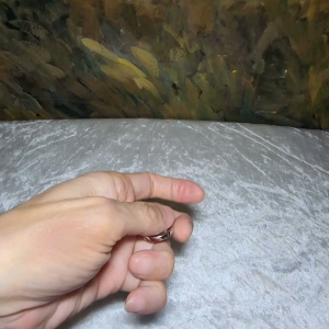 17.6mm Premium natural Green Phantom Quartz 925 Silver ring [Natural Crystal] 精品天然全包裹绿幽灵925银戒指