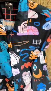 KEMEJA KAOS FULLPRINT SPOON