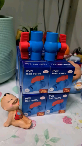 บอลวาล์วPVCยี่ห้อSAZAขนาด4หุน(½")แพ็คละ20ตัวแถมฟรี4ตัว