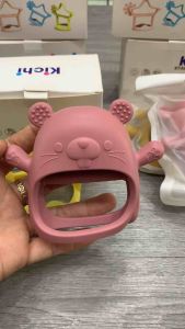 Gặm Nướu Cầm Tay Giúp Giảm Ngứa Nướu An Toàn Cho Bé Silicon siêu mềm bé rất thích