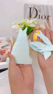 TERMURAH HENNA TEMPEL PENGANTIN 1 SET PUTIH FRE MANIK GLITER nailart