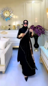 GAMIS ABAYA TURKEY BUSANA MUSLIMAH BY FARIZ AA