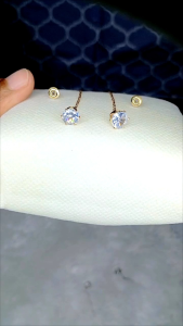 Bundara Acc-1607 Korean style Anting Tusuk Model Jurai Anting Panjang Wanita Elegant