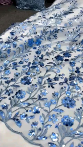 Bahan Kain Tile Lace Model 3D Pluss Payet