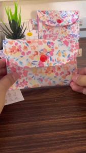Little Gab’s Creations Soft Floral Coin Purse Wallet