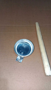 cetakan bakwan UK 8cm lubang 1 gagang kayu