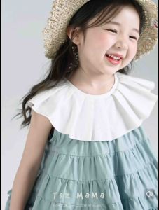 GIVENLY Dress anak perempuan 2-6 Tahun gaun pesta anak perempuan 100% katun