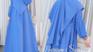 Mariayam Syari Gamis Muslimah Gamis Wanita Set Hijab
