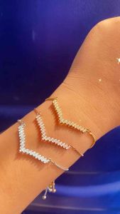 Gelang Serut Fuji Daun Permata Titanium Cantik CXB199