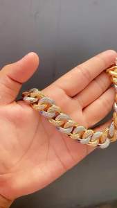 Gelang Tangan Dewasa Xuping Mix Gold Silver CXB210