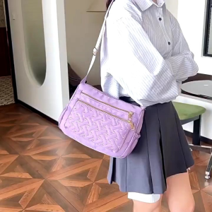 Perfectlive Sport Multi Compartment Nylon Sling Bag