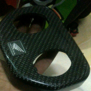 cover stang /raiser setang/ cover dudukan stang adv 150 dan160 carbon kevlar