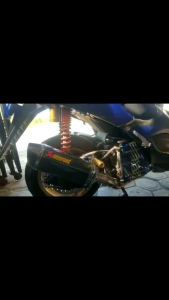 KNALPOT RACING AKRAPOVIC LAYANG DOFF NMAX AEROX PCX ADV VARIO MIO SCOOPY BEAT XMAX DLL