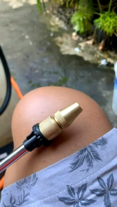 NOZEL SPRAYER KUNINGAN LUBANG 1 LURUS SETELAN UNIVERSAL