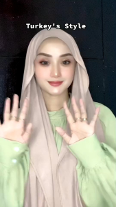 HIJAB PASHMINA JERSEY PREMIUM JAHIT TEPI
