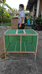 กรงสัตว์เลี้ยง ฝาบน ขนาด70×60×80ซม.