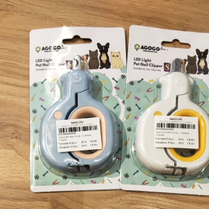 LED LIGHT PET NAIL CLIPPER(RANDOM COLOUR)