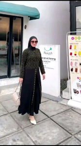 Abaya Turki yang Elegan dan Modis