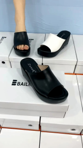 Sandal Wedges Wanita Selop Terbaru MK 81 Wanita Kasual Jalan Pesta Matte Sendal Casual Perempuan