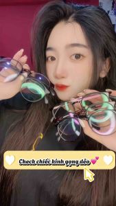 Kính tròn nhựa dẻo mềm và nhẹ thời trang 66035A