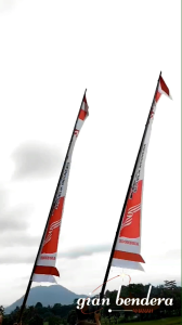 bendera umbul umbul dirgahayu panjang 350cm merah putih