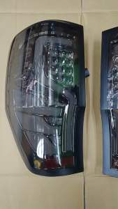 ไฟท้าย ford Ranger ไฟท้ายแต่ง ฟอร์ด เรนเจอร์ led bar no7 ไฟเลี้ยววิ่ง สีสโมค ปี2012-2019