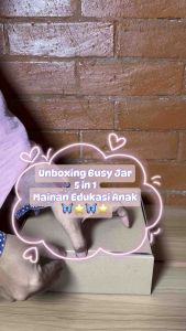 MAINAN MONTESSORI SENSORY BUSY JAR PAKET LENGKAP MAINAN EDUKASI ANAK DAN BAYI