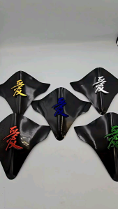 Visor Sepeda BMX Dan Visor Beat New Deluxe 2016-2022 Plus Emblem Akrilik Kanji Love