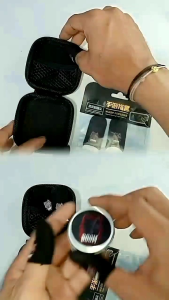 PAKET GAMING 3ITEM SARUNG JEMPOL BEDAK GAMING DAN BOX PENYIMPANAN. COCOK UNTUK Bermain GAME SUPER RESPONSIF TIDAK MUDAH BERKERINGAT