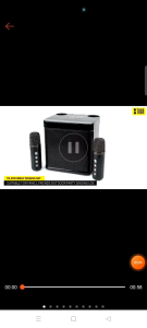 Wireless Karaoke Speaker with Two Wireless Microphones