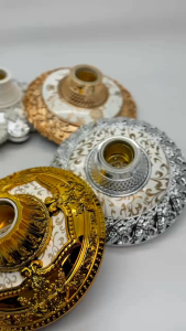 Fiting lampu ornamen fiting hias plafon gypsum PVC grc