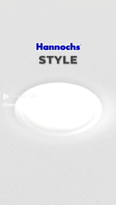 Hannochs Downlight Panel Slim Tipis Bulat IBR Hannochs STYLE PAKET ISI 4Pcs Lampu LED 9w Putih ORIGINAL