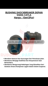 KARET BUSHING SHOCKBREAKER BELAKANG ATAS SIGRA CAYLA BAHAN BAN 1SET