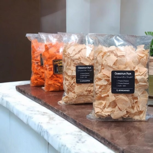 Cheeztum Yum Popia Cheese Rangup 1kg - Orange Popia Chips - Popia Medium - 1kg Net Weight - Groceries Snacks & Confectionery Popcorn Seaweed Savoury Snacks
