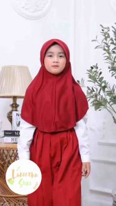 Kerudung Sekolah Pita Tertutup Mirip Rabbani Best Seller