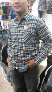 Kemeja Lengan Panjang Kotak Flanel Semi woll / Kemeja Flanel Lengan Panjang FL 10