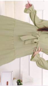 Busana Pakaian Dress Polos Anak Remaja Tanggung Usia 9-16 tahun Katun Mewah Muslim Nyaman Panjang