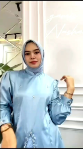NASHA SETELAN ROK SEMI KEBAYA BRUKAT MEWAH