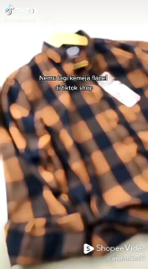 baju pria dewasa kemeja kotak-kotak salur