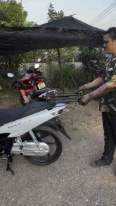 แร็คสไลด์เวฟ125iปีเก่าถึงใหม่ล่าสุดใส่ได้ทุกปีครบชุดขนาด40x40cm