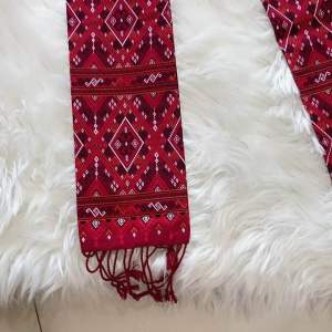 สะไบพิมลาย แพรวากาฬสินธุ์ ขนาดกว้าง 15*200ซม.