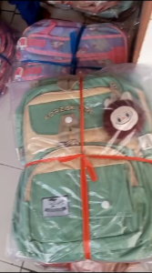 Tas Anak Sekolah Perempuan Bahan Satin Import Tebal & Berkualitas SD Kelas 2 - 6 Ukuran Besar